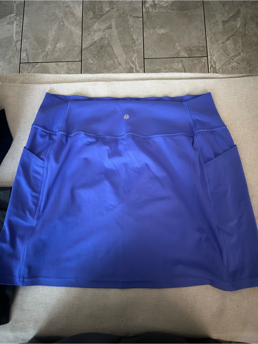Athleta Electric Blue Skort with Built-In Shorts